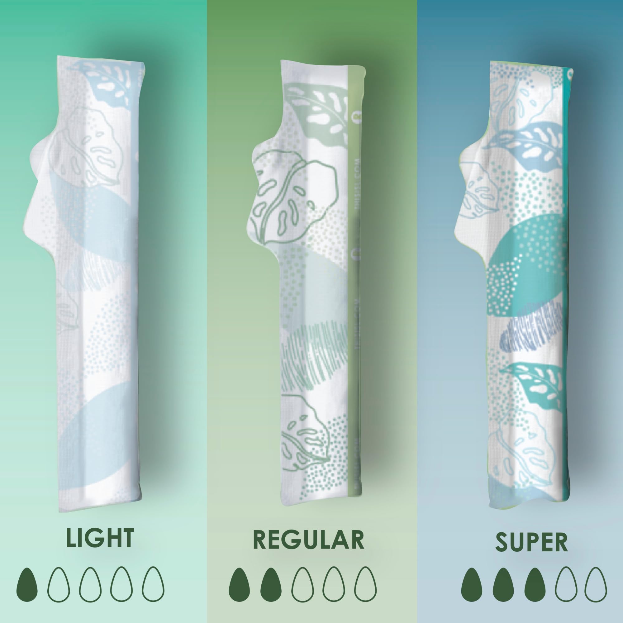 L. Organic Cotton Tampons - Regular 42 Count x 2 Packs (84 Count Total) (Packaging May Vary)